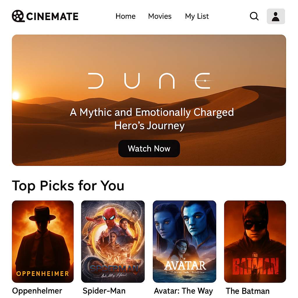 Cinemate testimonial
